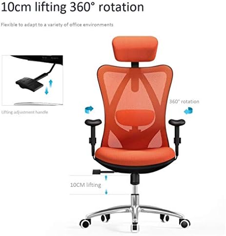YGQBGY MID mid -msh multifunction executivo giratória cadeira ergonômica com ajuste ajustável