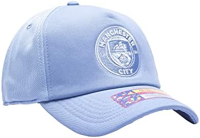 Fan Ink Manchester City Gallery Trucker Snapback Hat Blue