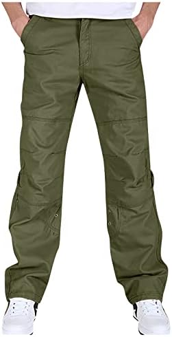 Calça de carga homens, calças camuflagem calças de macacão de macacão de pacote multi-pacote IX9