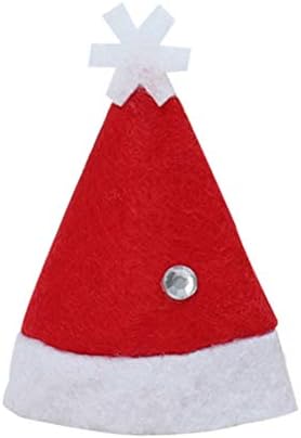 Galpada 24 PCs Mini chapéus de natal Fashion Fashion Christmas Lollipop Chapé