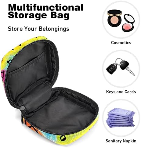 Bolsa de armazenamento de guardanapo sanitário, bolsa menstrual da xícara, bolsas de armazenamento portáteis de guardana