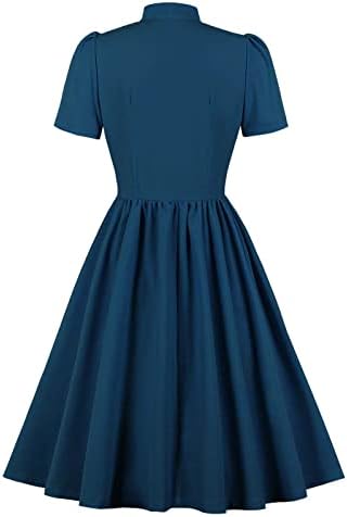 Nokmopo Ano Novo Moda Britânica Turn Down Collar Plaid Print Dress Sleeve Knee-Legth Dress