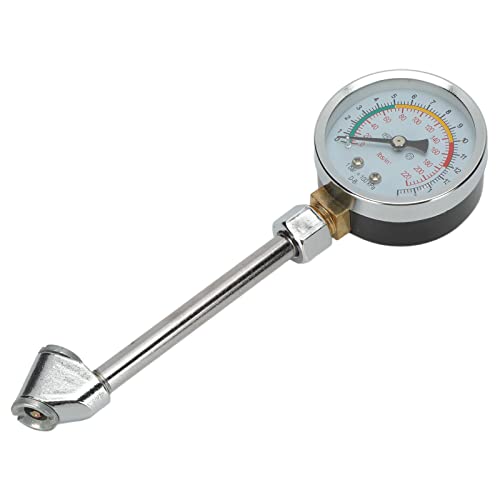 Medidor de pressão de pneu Schellen, ferramentas de reparo de pneus, ferramenta de medição para motocicleta de automóvel