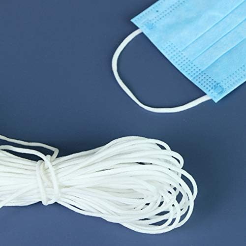 Marhashii cordão elástico de 3 mm para costurar elástico e orelha de borracha pendurada corda redonda banda elástica