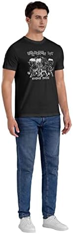 Operação Ivy camiseta masculina no pescoço de verão masculino Moda de manga curta Camista esportiva de fitness algodão Tops de camisa