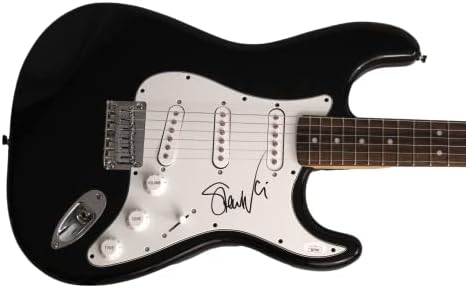 Steve Vai assinou autógrafo em tamanho grande Black Fender Stratocaster GUITAR ELECTRIC W/ James Spence JSA Autenticação-Frank Zappa