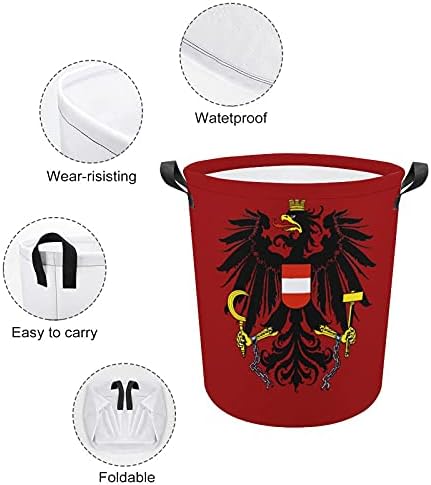 Austria nacional de símbolos cestas de armazenamento de lavanderia
