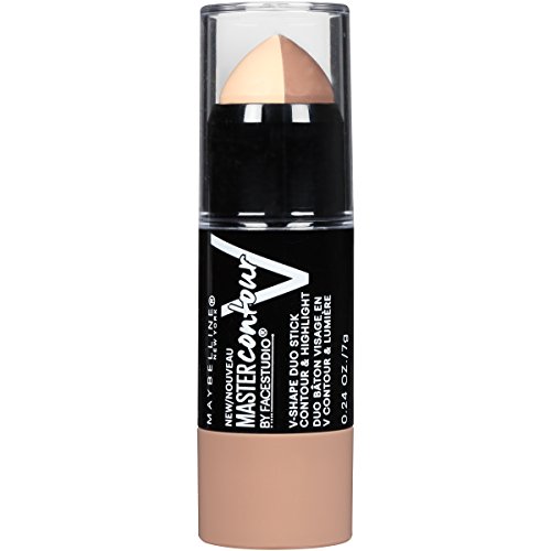 Maybelline New York Makeup Facestudio Master Contour em V-Shape Stick, Stick de contorno de sombra profunda, 0,24 oz