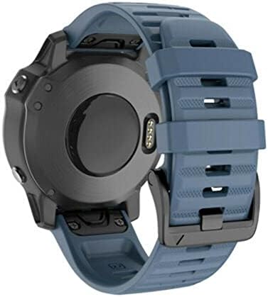 Otgkf 26 20 22mm Silicone Retorneiro Vigio de relógio rápido para Garmin Fenix ​​7x 6x Relógio EasyFit Strap Strap