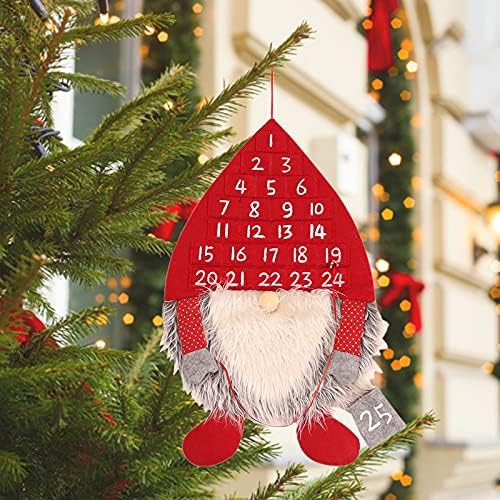 Calendário simulação tecidos calendário lã pessoas florestas de Natal Criativo decorações não tecidas
