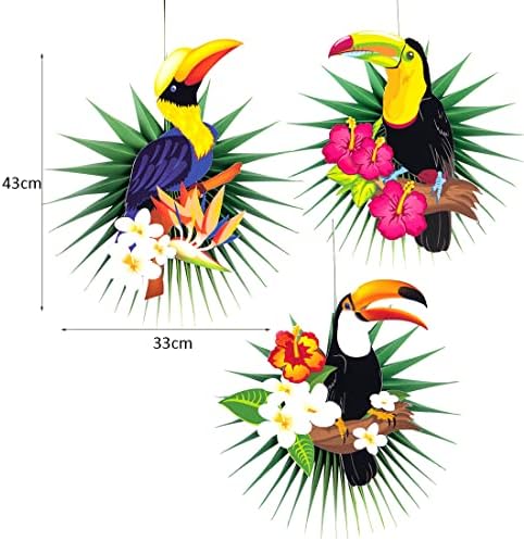 Decorações de festa tropical Summer Toucan Bird Bird decor