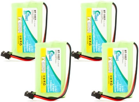 Pacote 4x-Bateria BT-1007 para UNIDEN DCX150, DECT1580, DECT1560 e Panasonic KX-TG4000B, KX-TGA400B, KX-TGA420B Phones