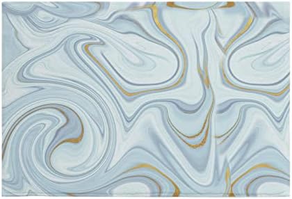 Capacho abstrato mármore de mármore fofo banho tapete tapete de marmoreado de marmoreado absorvente absorvente de borracha
