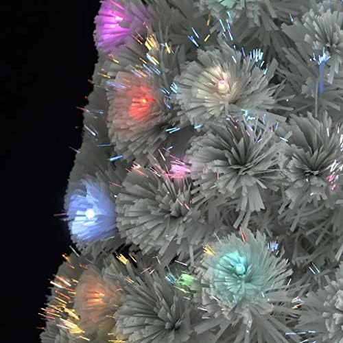 Árvore de Natal Artificial Vidaxl com LED White 70,9 Fibra óptica
