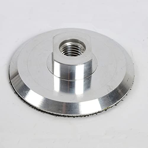 Padreja de alumínio de 4 suporte de placa de apoio para o gancho de suporte de polimento de diamante e conector de loop 5/8 -11 Thread