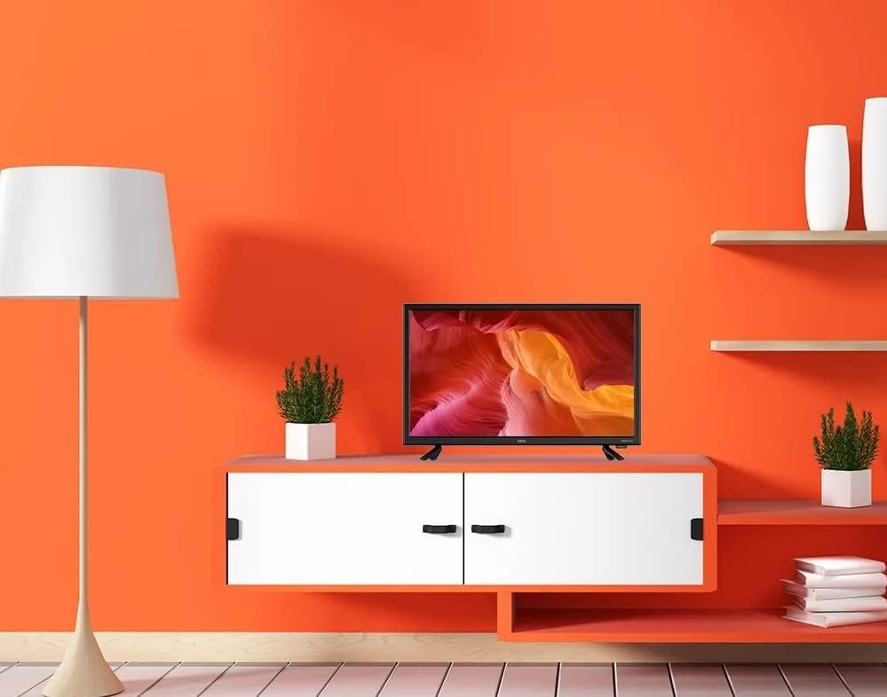 Onn 24 polegadas HD LED Smart TV Compatível com a Netflix, Disney+, Apple TV, YouTube e trabalha com o Google Assistant
