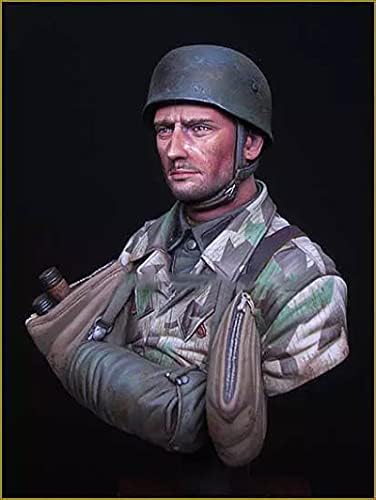ETRIYE 1/10 Modelo de Busto de Caractere de Resina Segunda Guerra Mundial Soldado Paratrooper Die Modelo de Busto do Modelo Busto /YN339