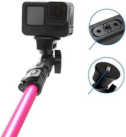 Câmera de substituição Base Tripé Monopod 1/4 Adaptador de parafuso para GoPro Max Hero 10 9 8 preto