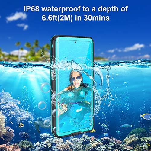 Samsung Galaxy S21 Caixa Ultra Phone à prova d'água com protetor de tela, Proteção de corpo inteiro Proteção pesada à prova de choque