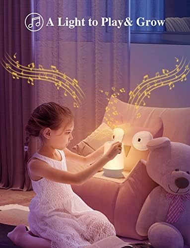 Luz noturna LED para alteração de cor Dimmable de cabeceira RGB Baby Night Light com Luz de viveiro para criança Aid Sleep