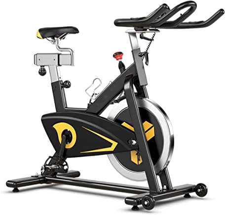 Bicicleta de exercício magnética Goplus, bicicleta de acionamento de cinto estacionário, com monitor LCD, bicicleta de ciclismo