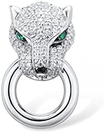 Santuzza Panther Pingente 925 Sterling Silver Leopard Pingents for Women