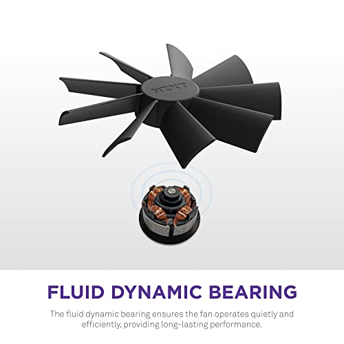 NZXT F120 RGB Duo-Fan RGB de 120 mm-20 LEDs individualmente endereçáveis-fluxo de ar equilibrado e pressão estática-rolamento