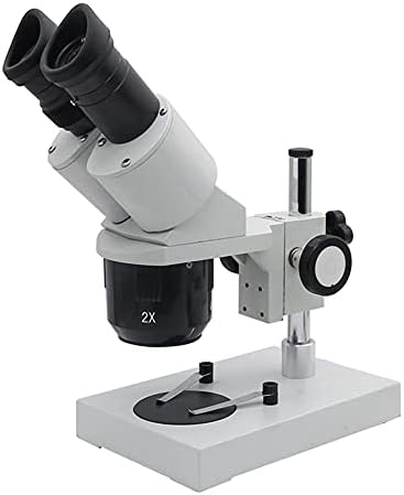 Llamn 10X-20X-30X-40X Microscópio estéreo binocular Microscópio Industrial iluminado com ocular para reparo de relógio PCB Inspeção