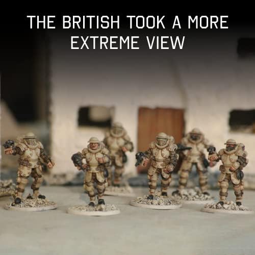 O Wargames entregou a ação do Bolt Konflikt '47 British Blindado Infantaria 28mm Konflict '47 Modelo de miniaturas de