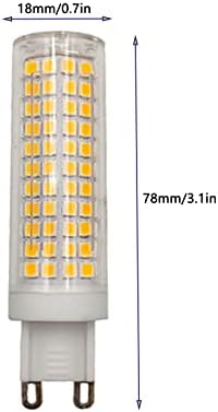 Iluminação LXCOM G9 Bulbo de milho LED diminuído de 15w Luminidade LED LED 120 watts Bulbo equivalente 136 LEDS Base de teto de pinças