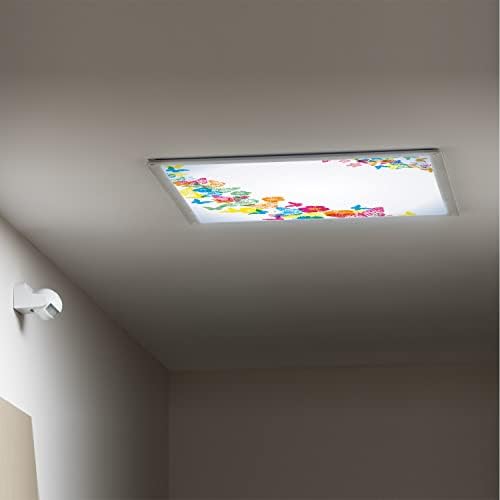 Tampas de luz fluorescentes para painéis de difusor de luz do teto Luau-fluorescentes tampas de luz para sala de aula de