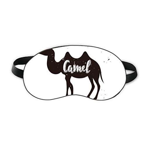 Camelo preto e branco Animal Sleep Sleep Shield Soft Night Blindfold Shade Cover