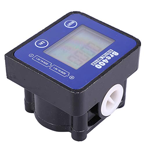OUMEFAR 1/2 ″ Fluxo Resistência ao medidor de impacto LCD LCD Medidor de fluxo de fluxo de fluxo de combustível Medidor