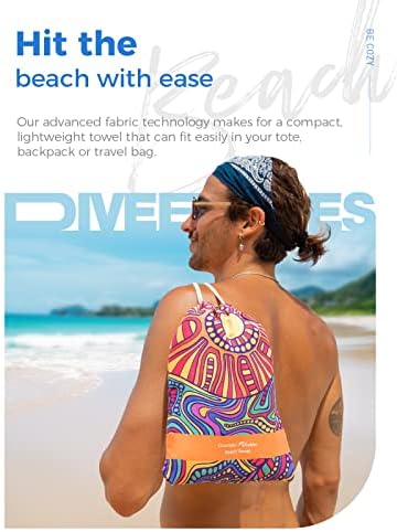 Microfibra de toalha de praia livre de Ocoopa Sand, toalha de viagem de grandes dimensões, acessórios leves de praia