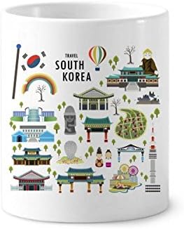 Viajando no suporte da escova de dentes da Coréia do Sul
