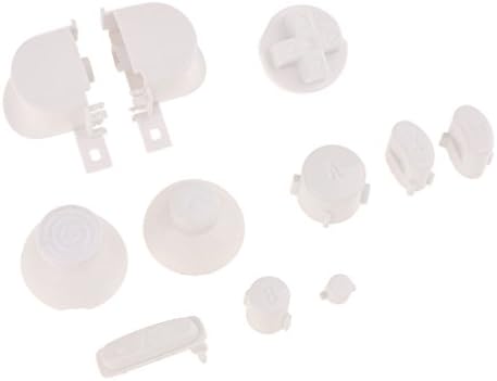 Buttons abxyz +Thumbstick D-Pad desencadeia botões completos Mod Set para NGC GameCube Controller White Color