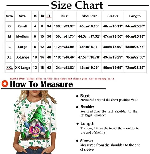 Blusa gráfica do Summer Summer Girls adolescentes 2023 Moda 3/4 Manga Crewneck Capri Casual Camiseta Top Casual For Women AG