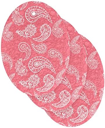 Alaza Pink Paisley Boho étnico tradicional de esponja de cozinha esponja esponjas para louça para lavar o banheiro e