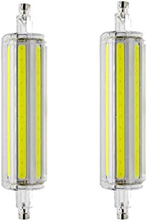 Lâmpadas LED de 118 mm R7s LED 12W 120V Dimmable J Tipo T3 R7S J118 Dupla FOL Floodlight 150W Substituição de halogênio 6000K