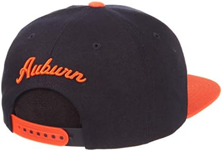 NCAA ZEPHYR AUBURN TIGERS Mens Z11 Inverter Snapback Hat, Ajustável, laranja/ Invert Team Color