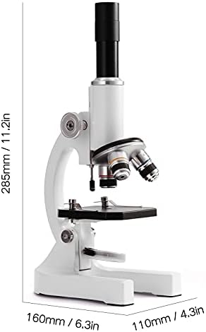 IULJH 64X-2400X Microscópio óptico monocular Microscópio Primário Biologia Experimental Ensino do Microscópio Digital