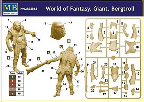 Mestre Box MB24014 - Feliz de Troll Mountain Giant Mountain World of Fantasy