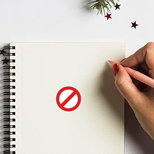 BAN STOP SIGN STINGS 1in para scrapbooking, artes, artesanato, crianças DIY, calendários Journals 80-Pack