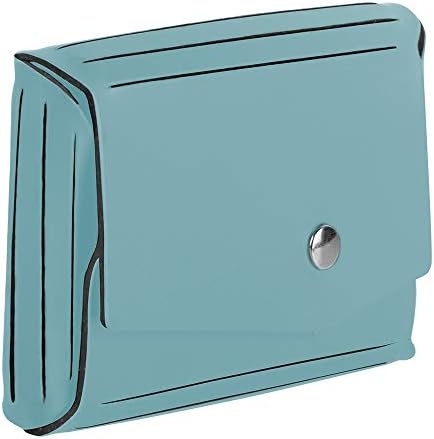 Jam Paper Italian Leather Business Titular Case com retalho angular - azul de cerceta - vendido individualmente