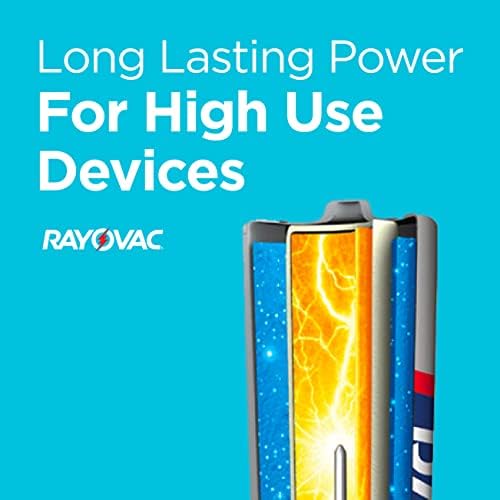 Baterias Rayovac AAA, triplicar uma bateria alcalina, 60 contagem