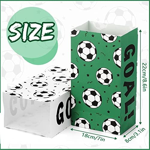 Gersoniel 30 Pack Paper Soccer Party Formul