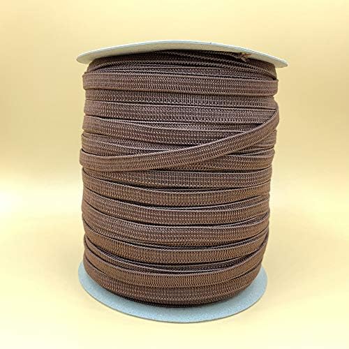 100 metros de 6 mm de largura malha tricotada plana rolagem de rolagem elástica elástica elástica elástica pesada