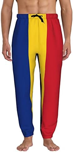 GHBC Bandeira romena calça homens Jersey Pant Fashion Sortpants para adolescentes