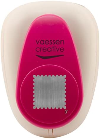 Vaessen Creative Craft Paper Punch Stamp, 3 polegadas, para projetos de bricolage, scrapbooking, fabricação de cartas e mais, 7,5