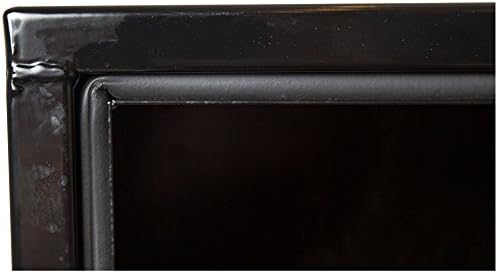 Produtos para compradores 1702100 Black Steel Underbody Truck Box com trava de paddle, 18 x 18 x 24 polegadas